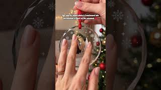 Personalised Ornament Watercolour First Christmas As Mr Mrs Photo for Couple