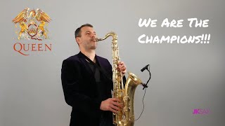 Download Lagu We Are The Champions (Queen) - Saxophone \u0026 Piano Cover by JK Sax MP3