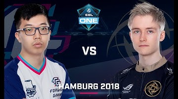 Dota 2 - Forward vs. NiP - Group B - Game 1 - Day 2 - ESL One Hamburg 2018
