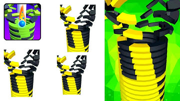 Drop Stack Ball - Helix Crash - Mobile Gameplay - Best Game For Android Mobile #6