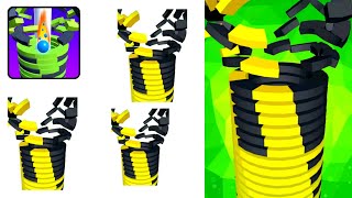 Drop Stack Ball - Helix Crash - Mobile Gameplay - Best Game For Android Mobile #6 screenshot 2
