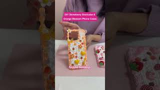 DIY Phone Cases! #strawberryshortcake #DIY #craft #phonecase
