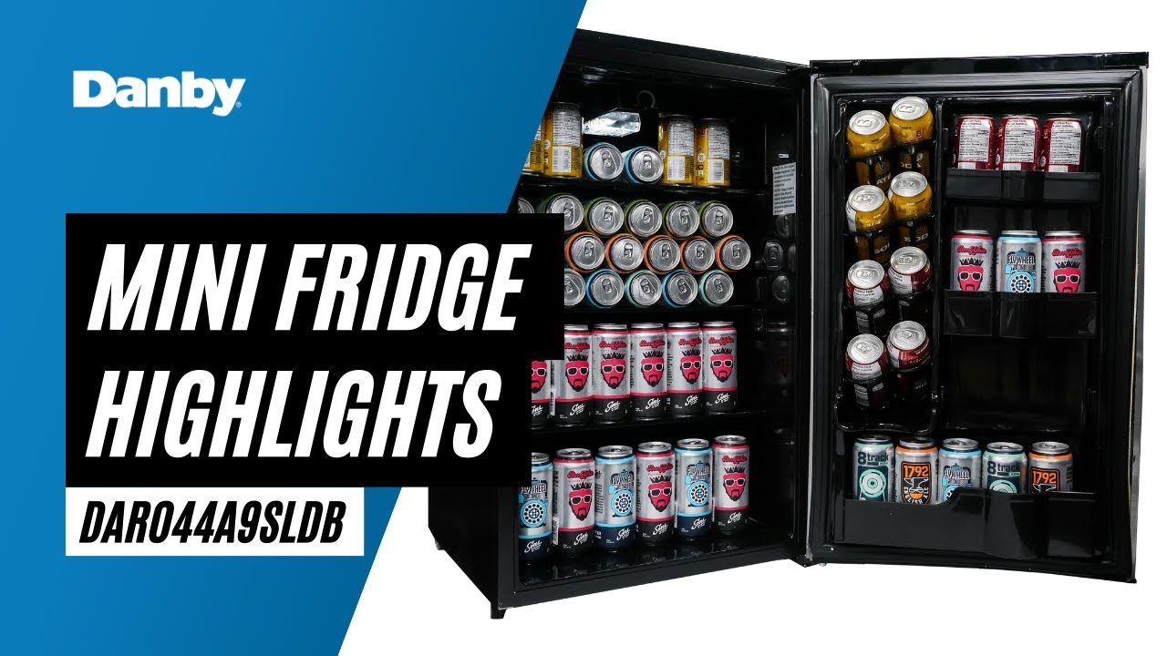 Danby Mini Fridge Highlight Video - DAR044A9SLDB - YouTube