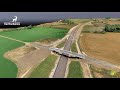 A120 Little Hadham Bypass - Drone footage of construction - August 2021