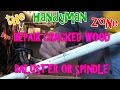 FIX CRACKED WOOD BALUSTER - spindle for staircase FIX CRACKED WOOD BALUSTER - spindle for staircase