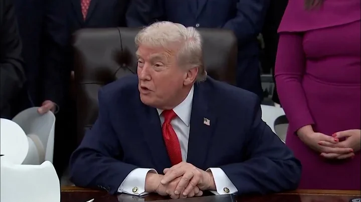 Trump reacts to the release of the new Epstein photos