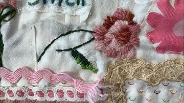 Slow Stitch Project / “Thread Painting” Prompt / #roxysjournalofstitchery 