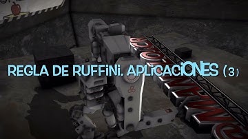 Regla de Ruffini. Aplicaciones (3)