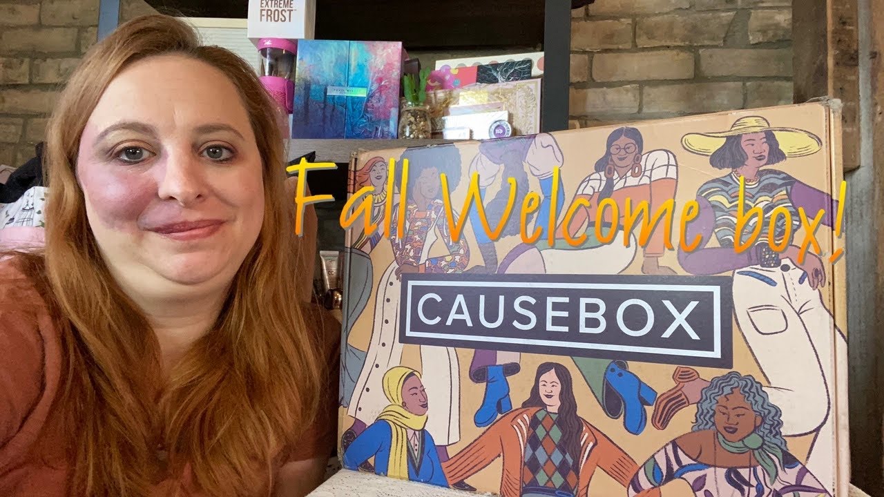 Causebox Welcome (fall) box Version 1!!! Check out the goodies that they sent me!!