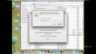 MacOSX    Uninstalling App Little Snitch from the Library Folder 720p