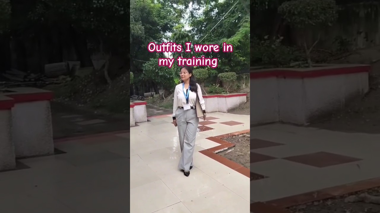 Outfits I wore in my ibps po training 