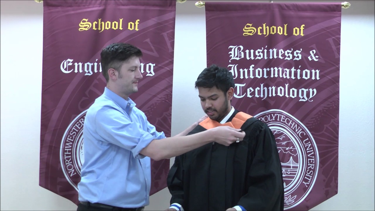 How to Properly Wear a Master's Hood YouTube