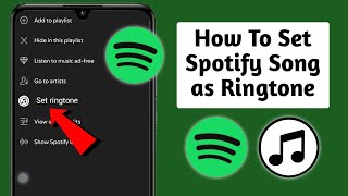 How To Set Spotify Song as Ringtone (2025) | Set Ringtone From Spotify