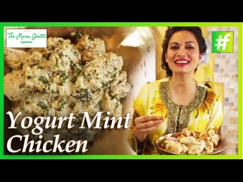How-to Make Yogurt Mint Chicken Recipe (Dahi Pudina Chicken) - Maria Goretti