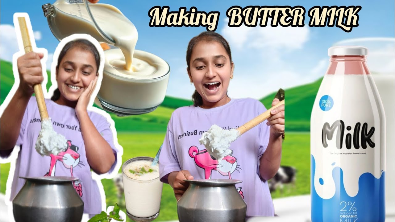 How to make fansachi bhaiji ❌ Making BUTTER MILK ✅😅✨