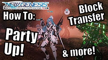 HOW TO PLAY WITH FRIENDS!! Player ID Name Change, Create a Party, Transfer Blocks & More! | PSO2NGS