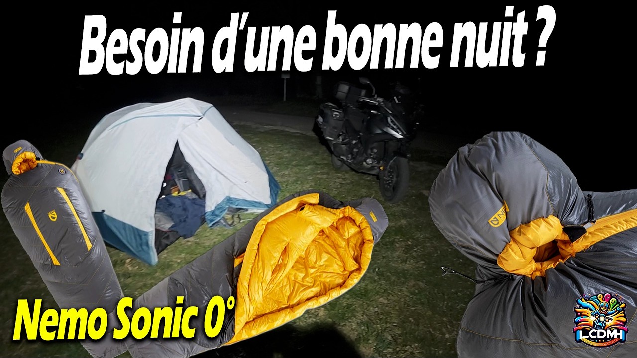 Bivouac moto — test Nemo Sonic 0°