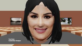 Nikki Bella 3D Masked Model