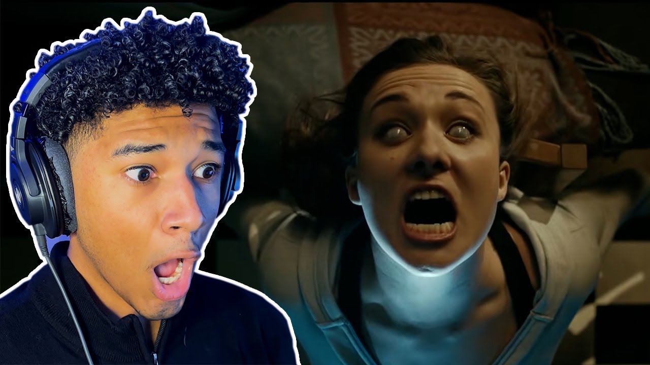 REACTING TO SHORT HORROR FILMS - YouTube