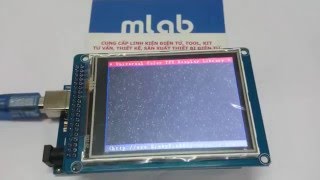 [Mlab] TFT LCD Mega Shield Arduino Mega 2560