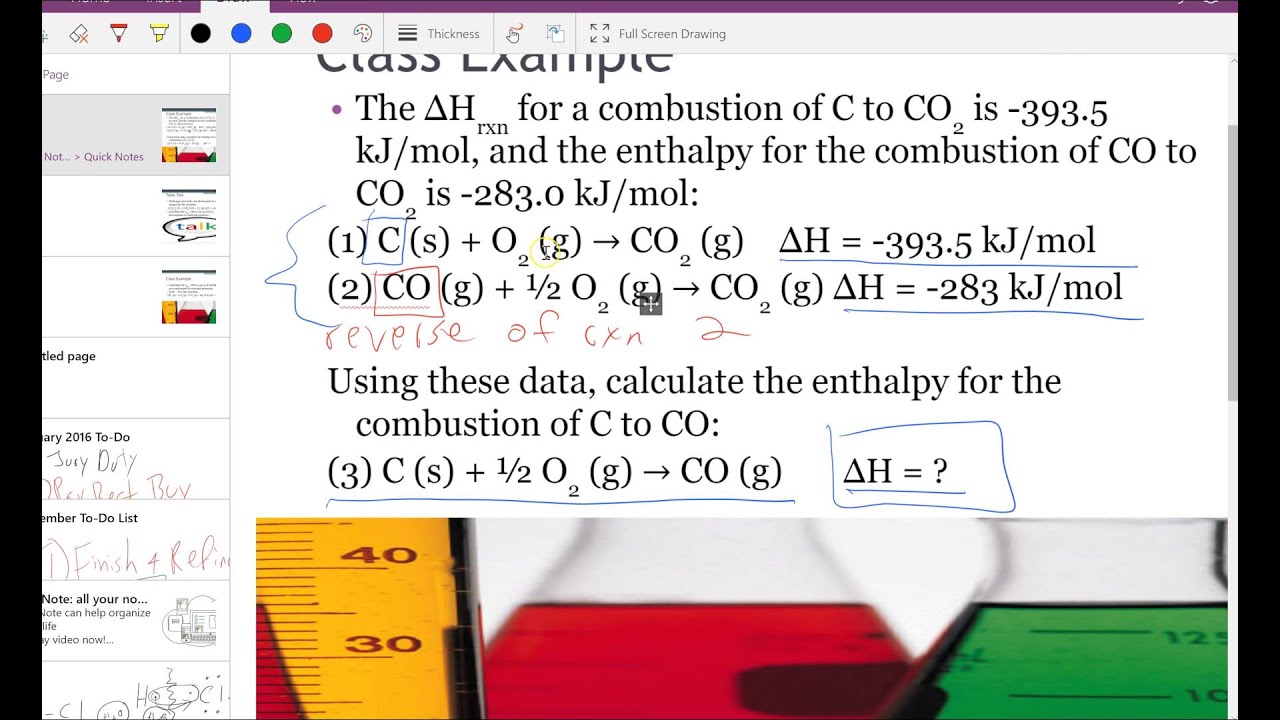 Hess's Law for combustion of carbon