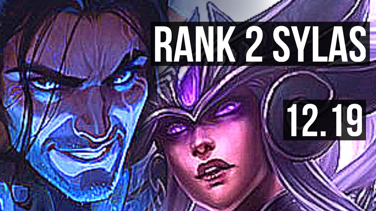 SYLAS vs SYNDRA (MID) | Rank 2 Sylas, 6/0/1, Rank 8, Dominating | KR Challenger | 12.19