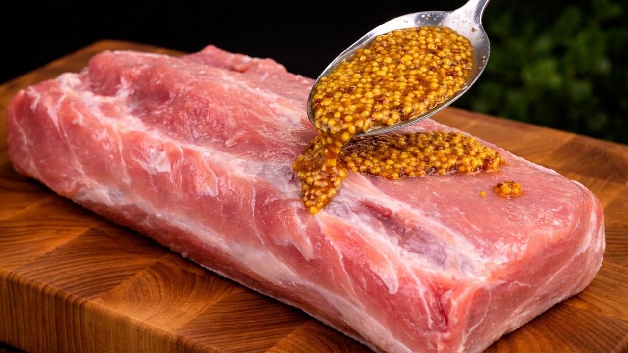 1.5 kg of Pork in the Oven — The Mustard Secret for Incredible Juiciness! #12