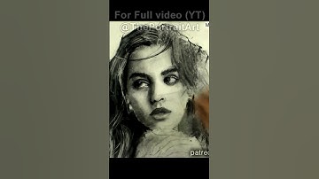 FREE Tutorial (link in my channel) Sculpture a charcoal drawing