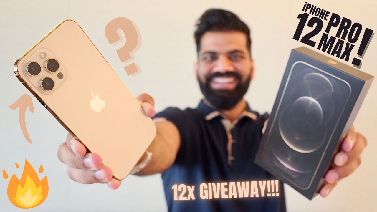 iPhone 12 Pro Max Unboxing & First Look - Max x100!!! 12x GIVEAWAY??????