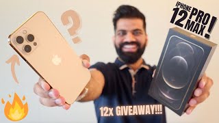 iPhone 12 Pro Max Unboxing & First Look - Max x100!!! 12x GIVEAWAY🔥🔥🔥