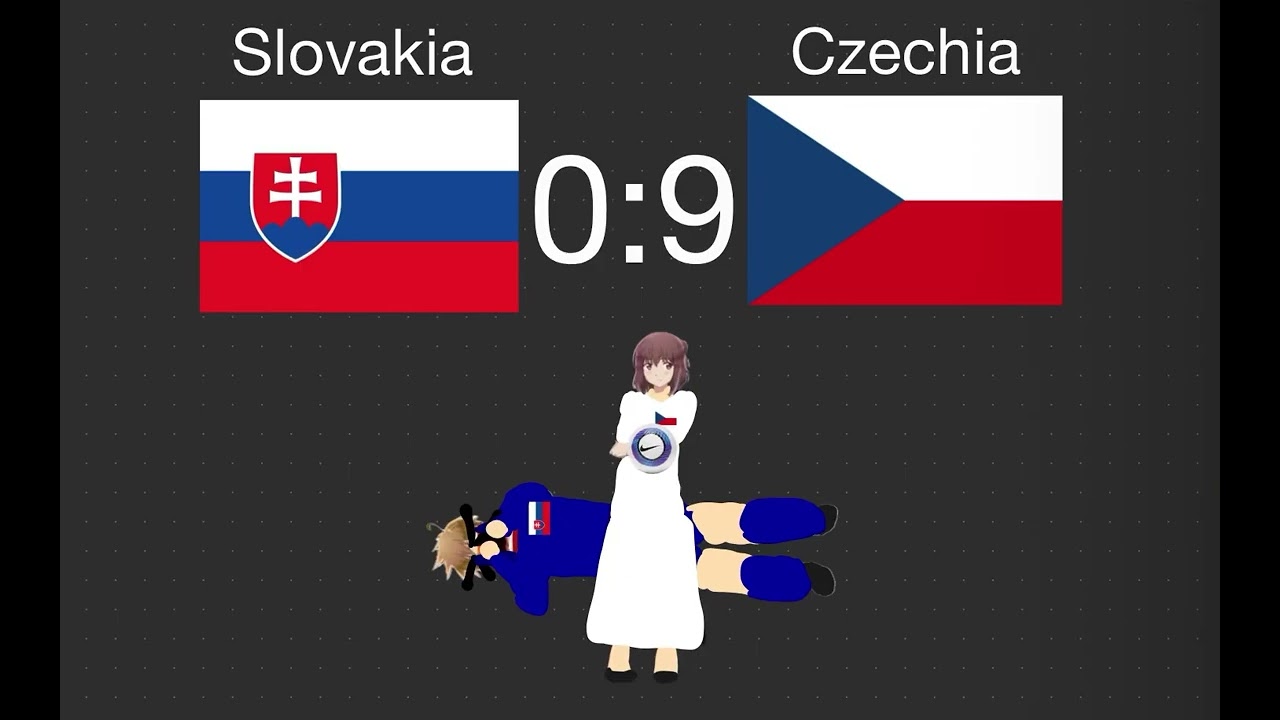 Hetalia 2000 Olympic Games  Slovakia 0:9 Czechia  Men’s Football 