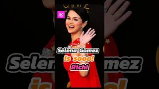 SELENA GOMEZ is So Rich! 💕😊 #celebrity #selenagomez #shorts