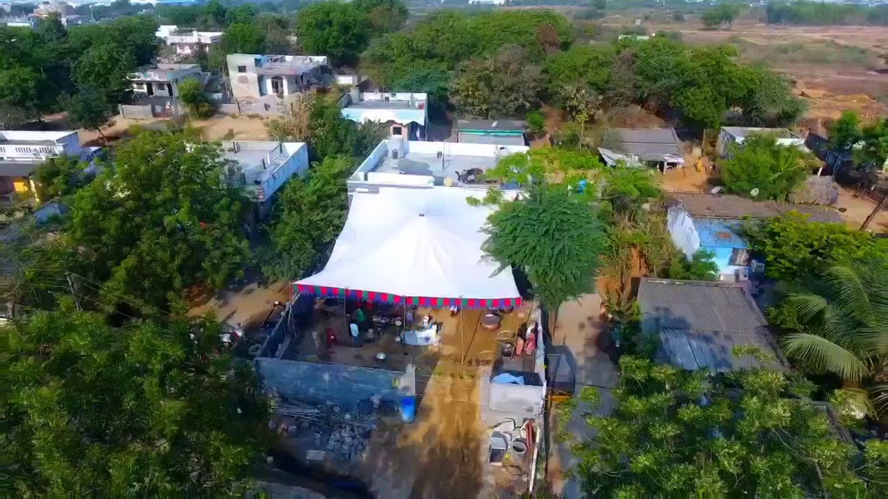 dji phontom 4pro my village drone shoot 