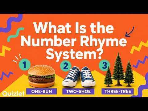 The Number Rhyme System (Easiest Memory Technique For Beginners)
