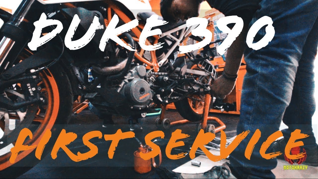 KTM Duke 390 First Service