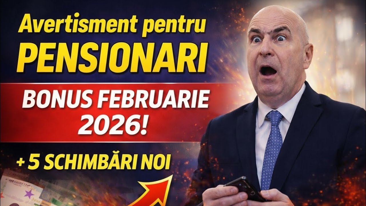 Avertisment pentru pensionari: Bonus pensie februarie 2026 + 5 schimbări noi
