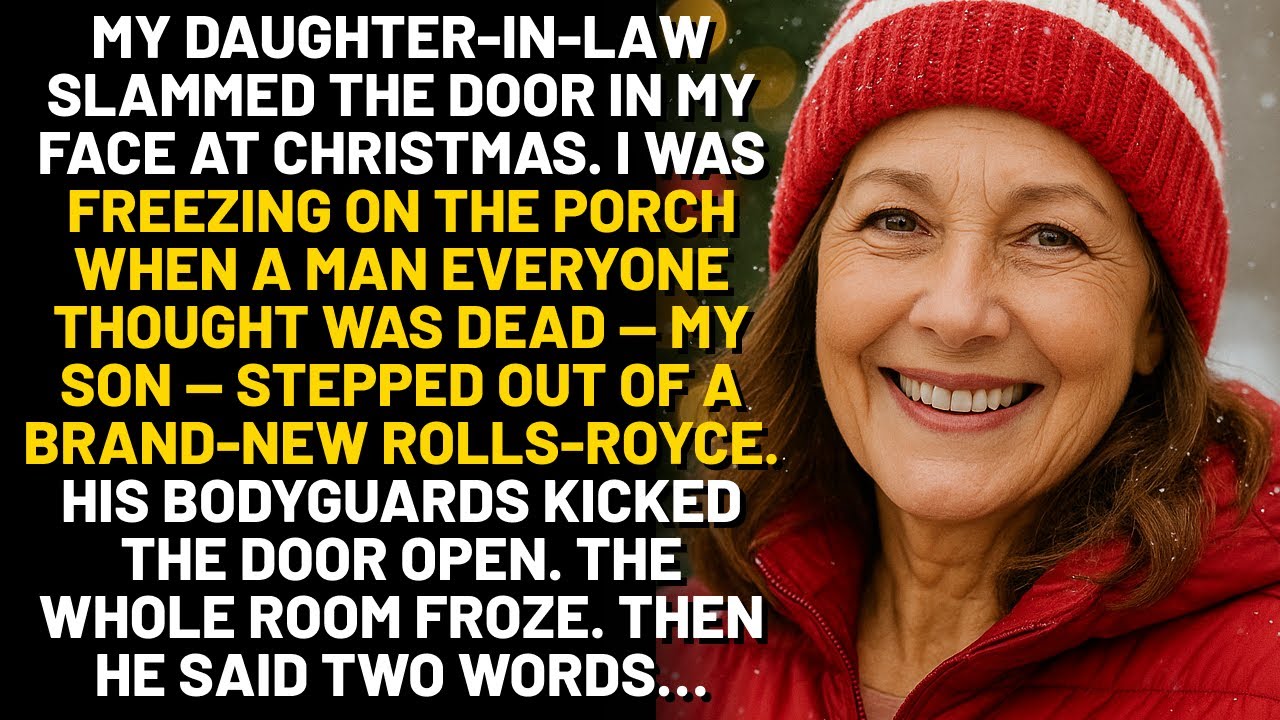 My Daughter-in-Law Slammed the Door in My Face at Christmas. I Was Freezing on the Porch When a Man