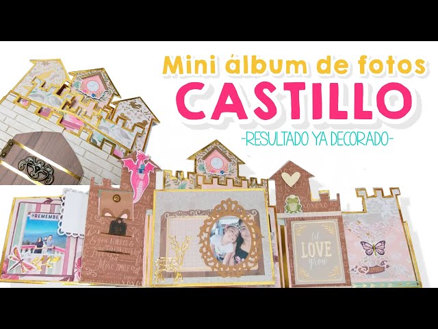 ✂️ Álbum Scrapbook con Forma de Castillo Paso a Paso