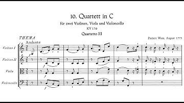 Wolfgang Amadeus Mozart: String Quartet in C, K.170 (Armida Quartet)