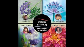 Creative Flower Photography Webinar 10-15-24