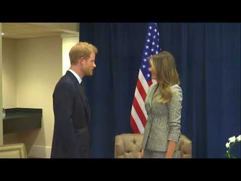 Melania Trump meets Prince Harry ahead of Invictus Games - Melania Trump meets Prince Harry ahead of Invictus Games
