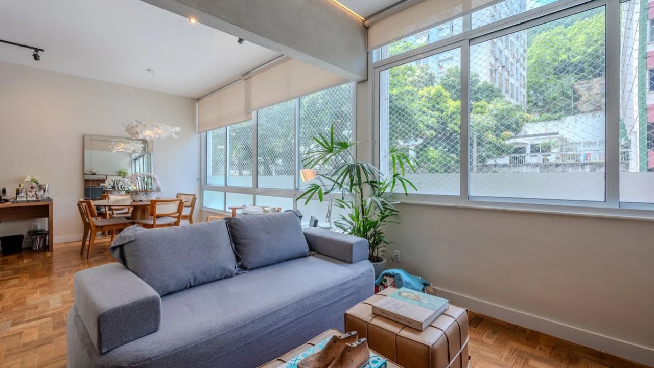 Apartamento Modernista com suíte no Humaitá