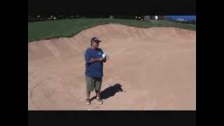 Golfing for the beginner...how to get out of a sand trap