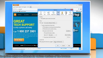 How to stop Mozilla® Firefox from automatically clearing history and passwords in Windows® 8