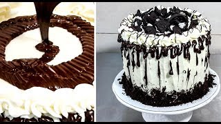 Oreo cake decorating with chocolate and cheese cream. to stay up date
my latest videos, make sure subscribe this channel (if you are no...