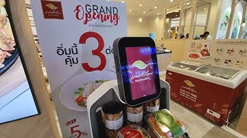 Orionstar Robot หุ่นยนต์เสิร์ฟอาหาร กับฟังก์ชั่น cruise ส่งเสริมการขาย