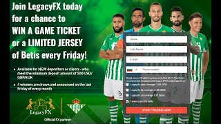 LegacyFX | Real Betis Win a game ticket/jersey⚽👕