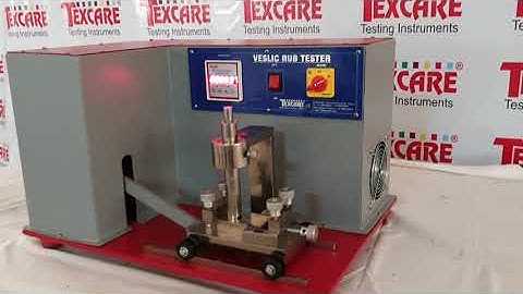 Veslic Rub Tester