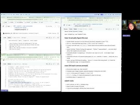 W1 Snippet 2 · Numbers, exponents, and f-strings (Python)