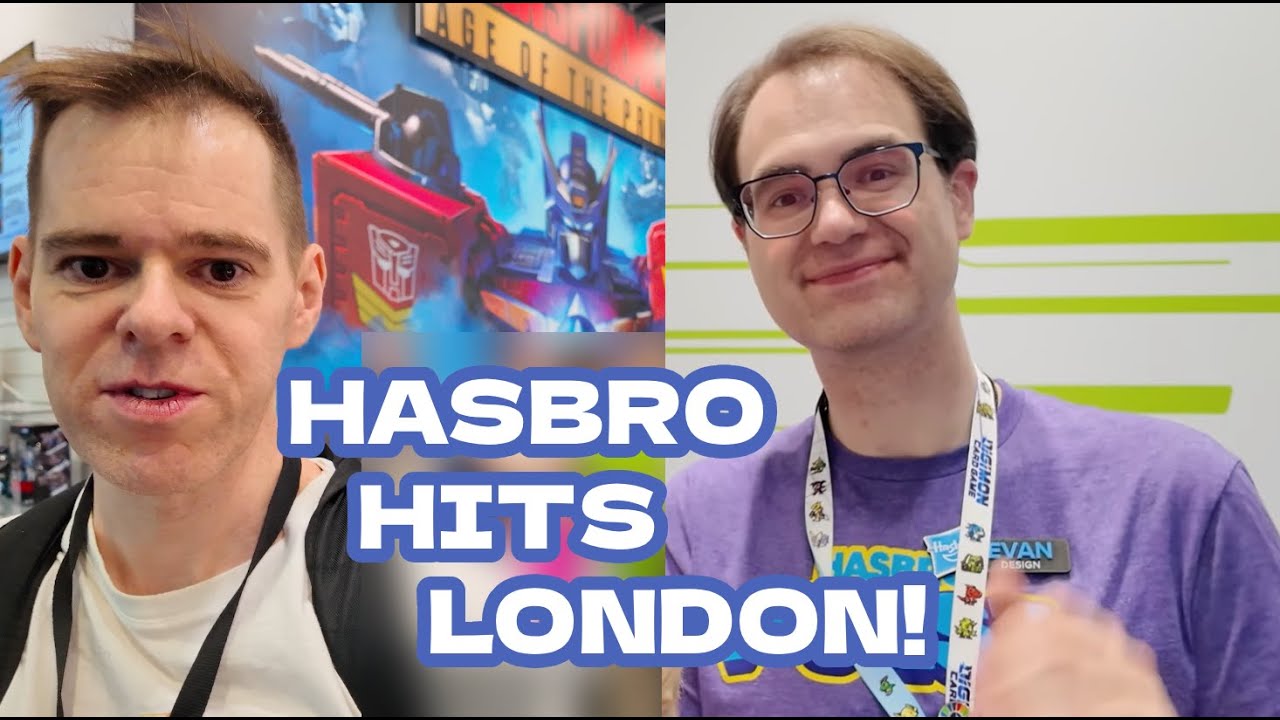 HASBRO TRANSFORMERS AT MCM - Booth tour and Evan interview